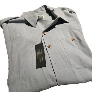 Paradise Coves new with tags silk shirt sleeved button up shirt great look